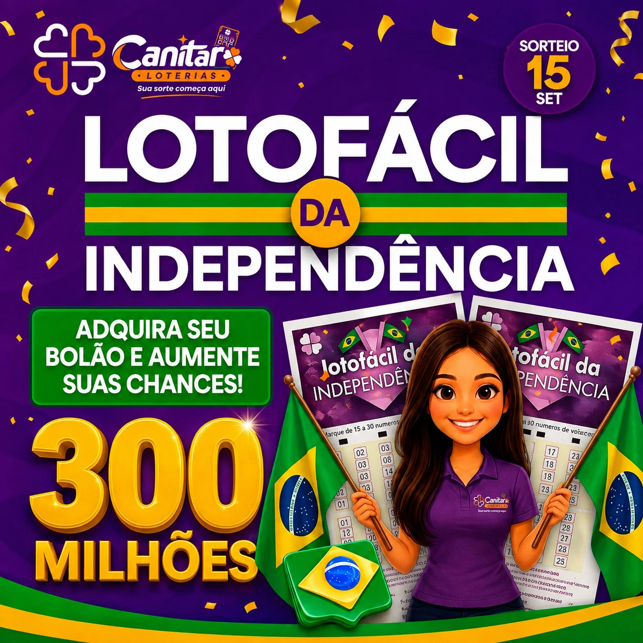 Destaque de bolões Canitar Loterias